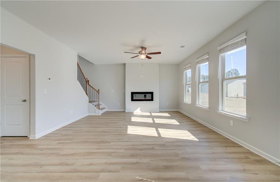 Spacious, unfurnished interior of a new home in Cedar Grove Commons, Conley (Image 17). Spacious, unfurnished interior of a new home in Cedar Grove Commons, Conley (Image 17).