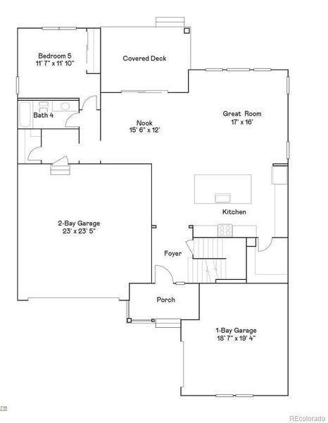 2D floor plan layout of this home in Riano Ridge: The Grand Collection, Loveland, CO (Image 3). 2D floor plan layout of this home in Riano Ridge: The Grand Collection, Loveland, CO (Image 3).