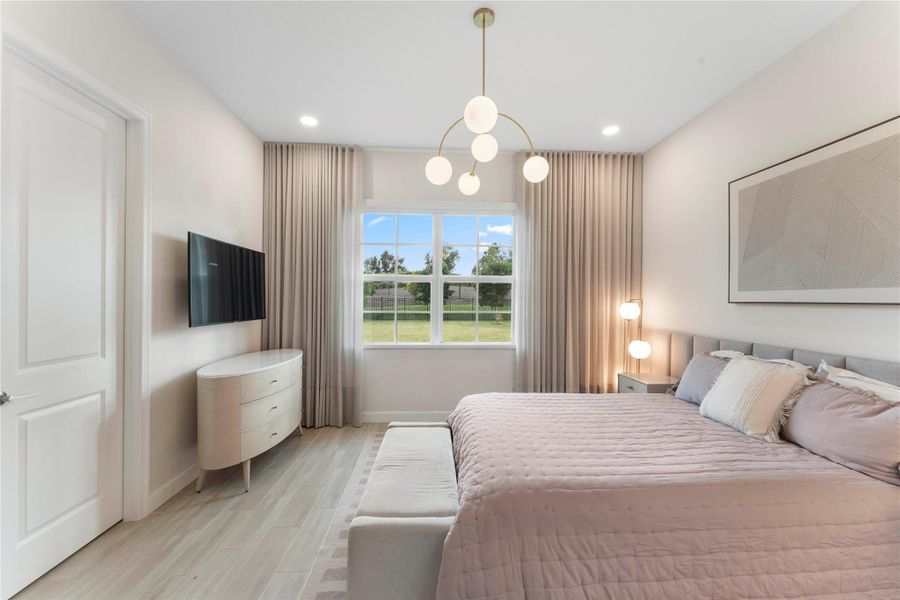 Furnished interior view inside a new home in Arden: The Waterford Collection, Loxahatchee (Image 27).