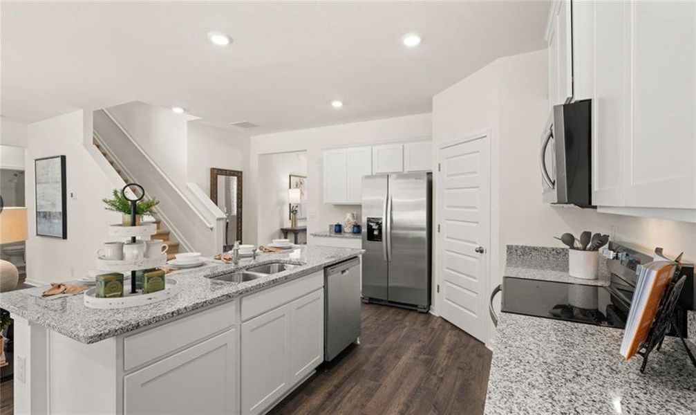 Furnished interior view inside a new home in Twin Lakes, Hoschton (Image 23).