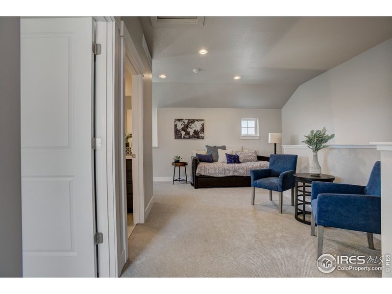 Furnished interior view inside a new home in The Lakes at Centerra - The Shores, Loveland (Image 12).