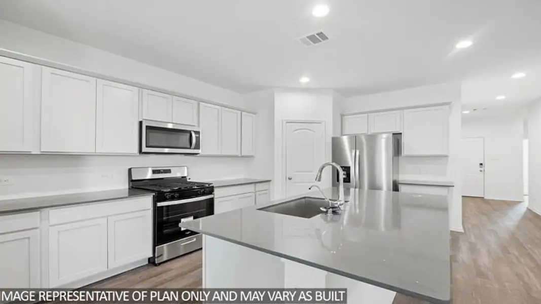 Furnished interior view inside a new home in Porters Mill, New Caney (Image 5).