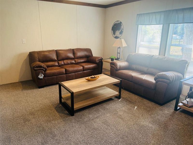 Furnished interior view inside a new home in , Fort White (Image 9).