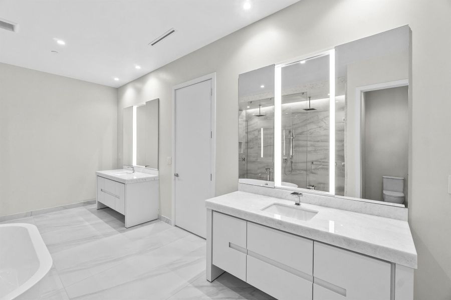 Furnished interior view inside a new home in Alina Residences, Boca Raton (Image 13). Furnished interior view inside a new home in Alina Residences, Boca Raton (Image 13).