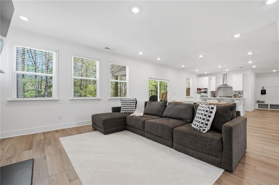 Furnished interior view inside a new home in , Dallas (Image 12).