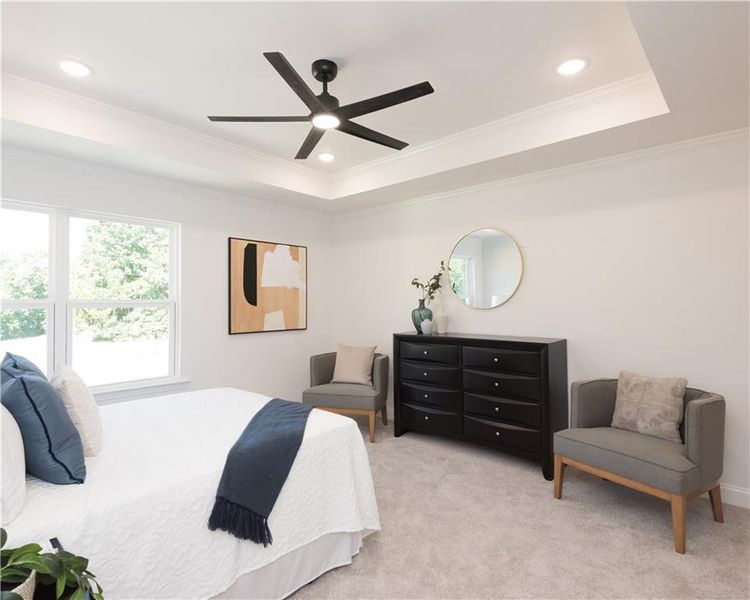 Furnished interior view inside a new home in , Snellville (Image 13).
