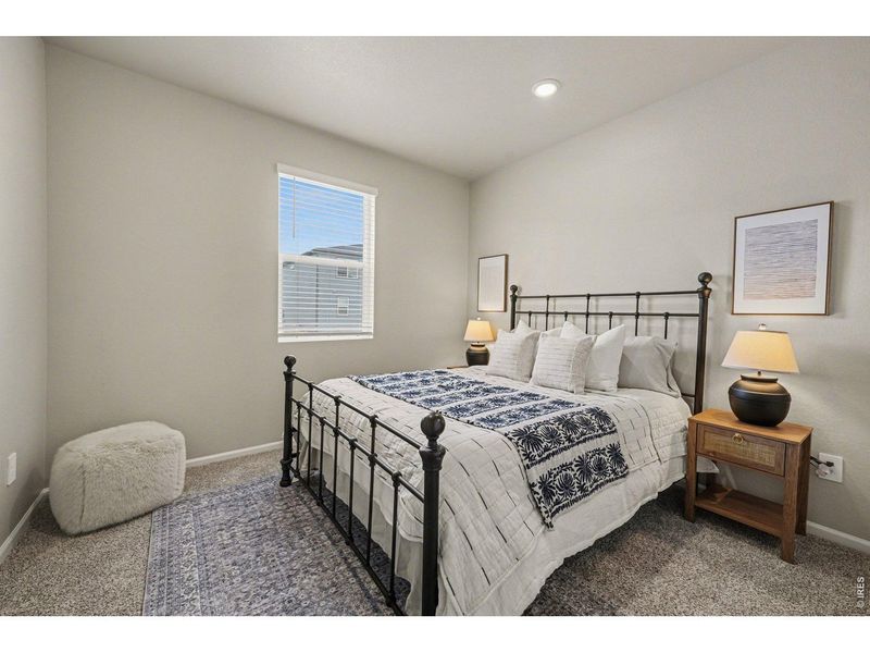 Furnished interior view inside a new home in Poudre Heights: The Alpine Collection, Windsor (Image 15).