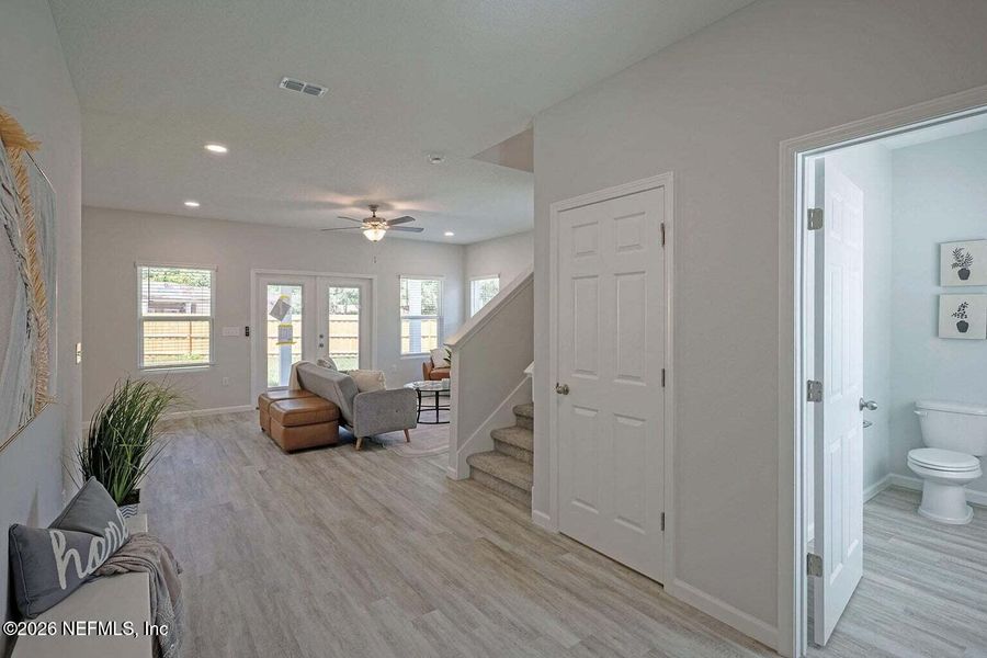 Furnished interior view inside a new home in , Jacksonville (Image 4).