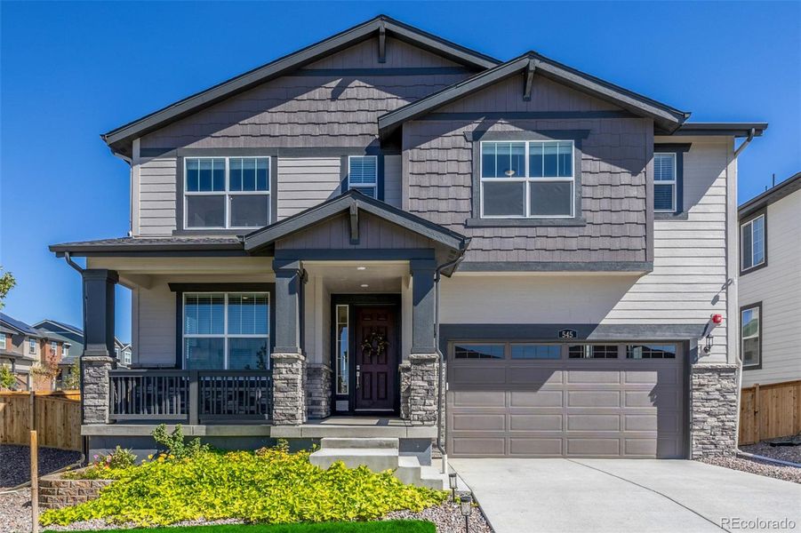 Exterior details and patio area of a home in Sunset Village: The Monarch Collection, Erie (Image 22). Exterior details and patio area of a home in Sunset Village: The Monarch Collection, Erie (Image 22).