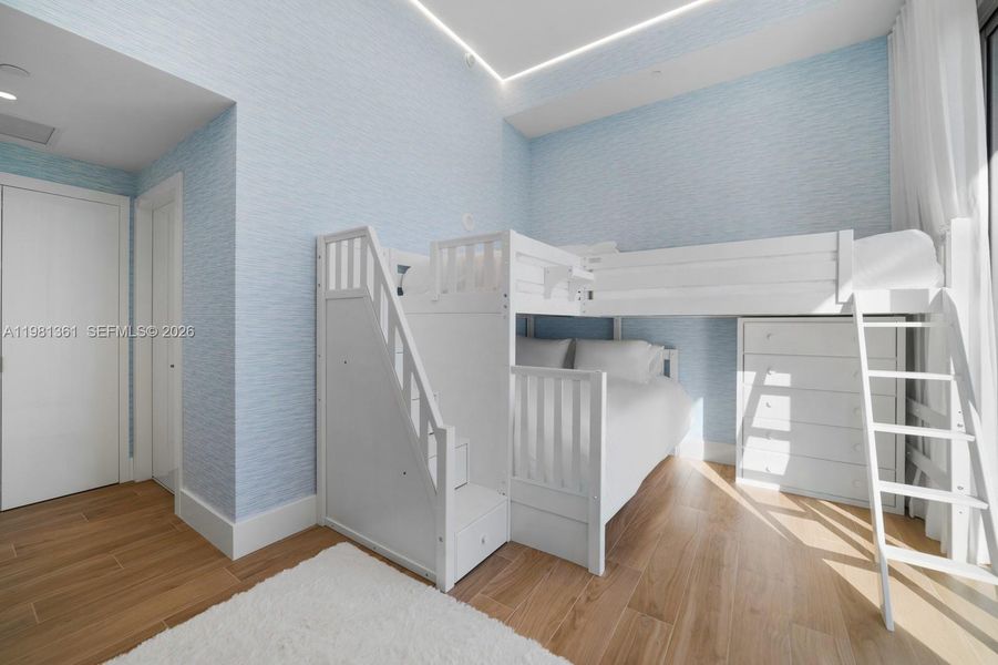 Furnished interior view inside a new home in , Miami (Image 40).