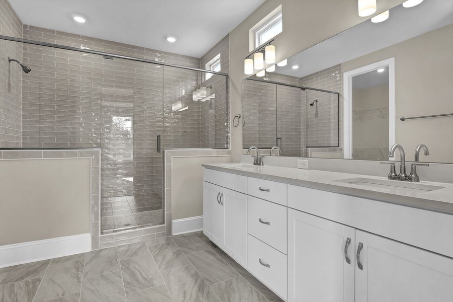 Furnished interior view inside a new home in Grand Park, Leland (Image 10).