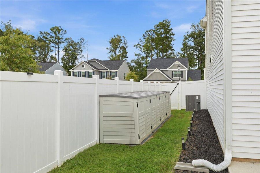 Exterior details and patio area of a home in , Ridgeville (Image 33). Exterior details and patio area of a home in , Ridgeville (Image 33).