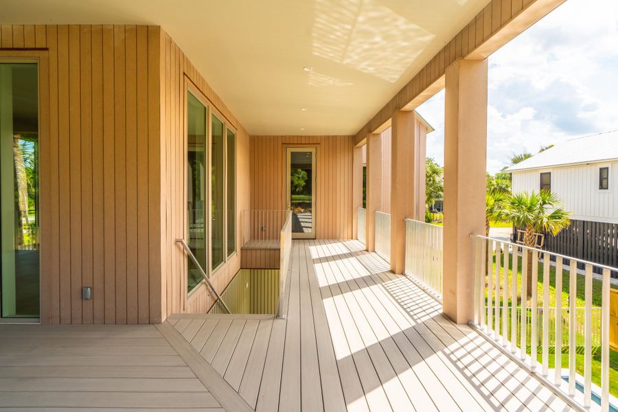 Exterior details and patio area of a home in , Edisto Island (Image 43). Exterior details and patio area of a home in , Edisto Island (Image 43).