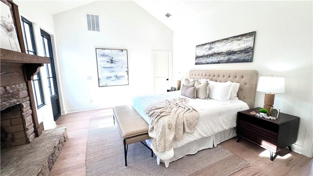 Furnished interior view inside a new home in , Roswell (Image 7).