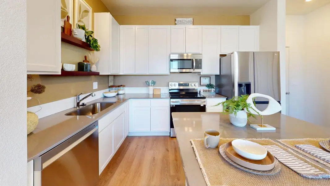 Representative furnished interior of a home built from the Westcliffe by Baessler Homes in Conestoga, Ault (Image 7).