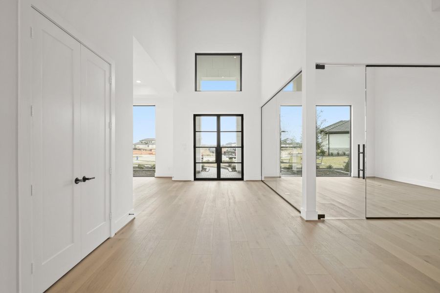 Spacious, unfurnished interior of a new home in Bridgeland, Cypress (Image 21).