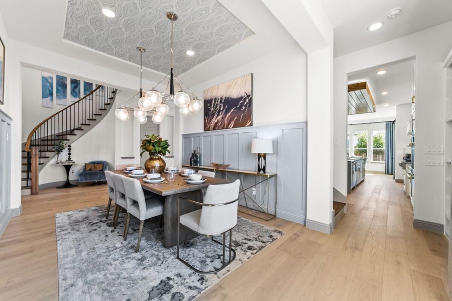 Representative furnished interior of a home built from the Diana by Landon Homes in Lexington Frisco, Frisco (Image 19).