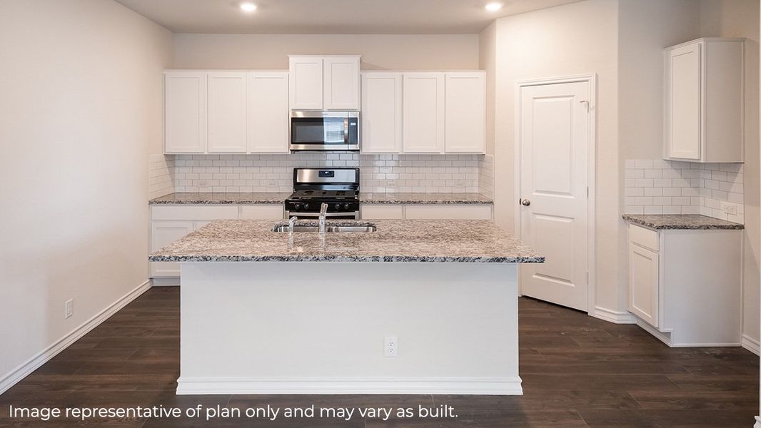 Furnished interior view inside a new home in Brookstone Creek, San Antonio (Image 5).