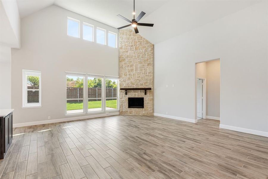 Furnished interior view inside a new home in Villages of Walnut Grove, Midlothian (Image 14).