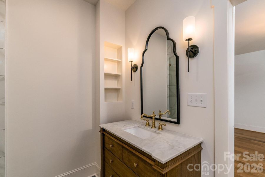 Furnished interior view inside a new home in , Cleveland (Image 13).