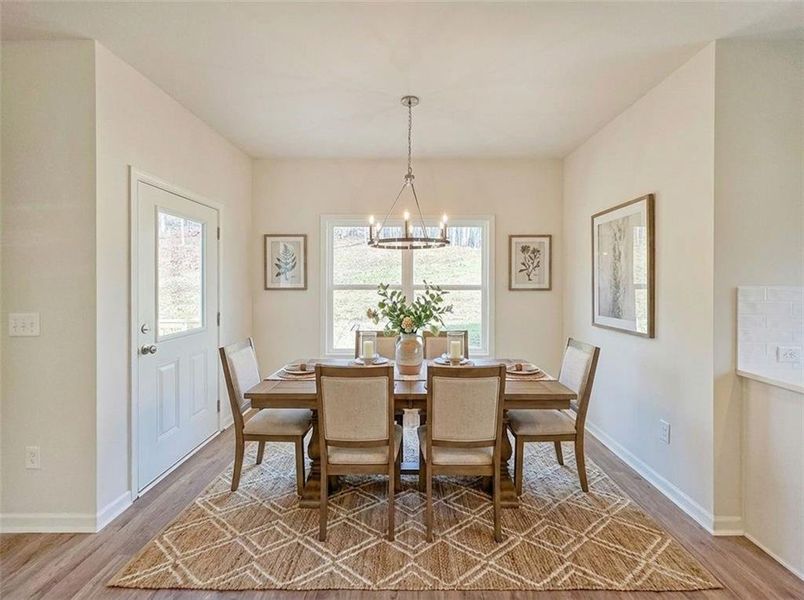 Furnished interior view inside a new home in , Gainesville (Image 10).