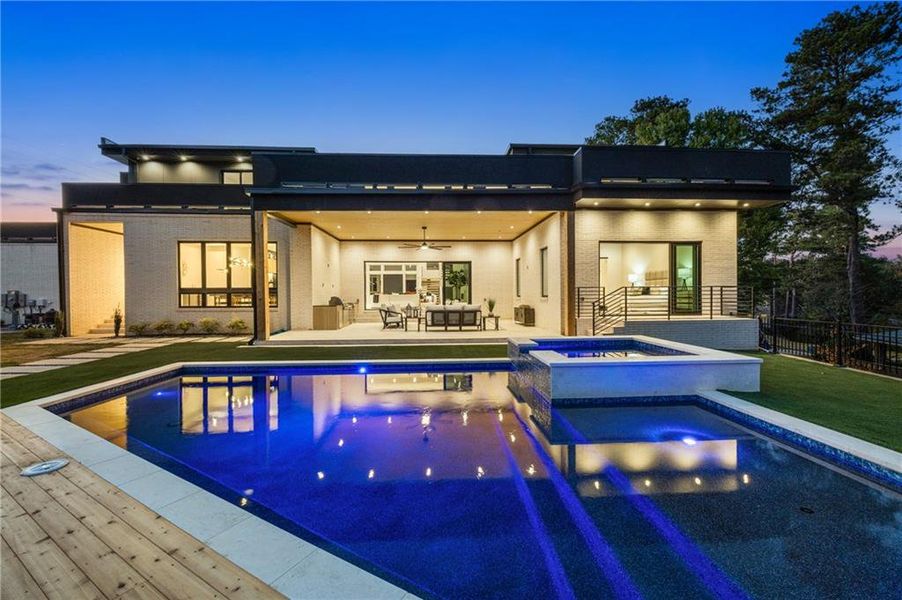 Front exterior of a new home in , Atlanta, GA, highlighting curb appeal (Image 32). Front exterior of a new home in , Atlanta, GA, highlighting curb appeal (Image 32).