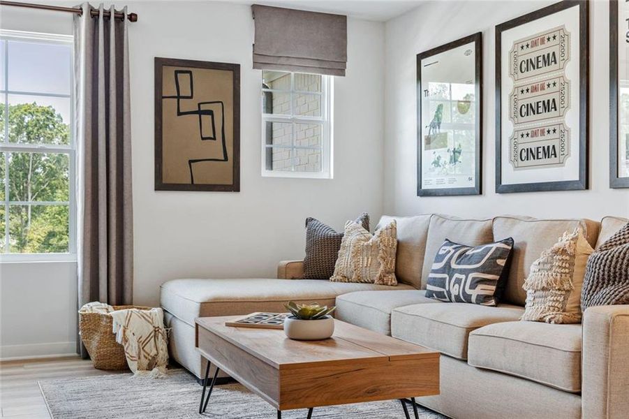 Furnished interior view inside a new home in Oak Grove Glen, Snellville (Image 18).
