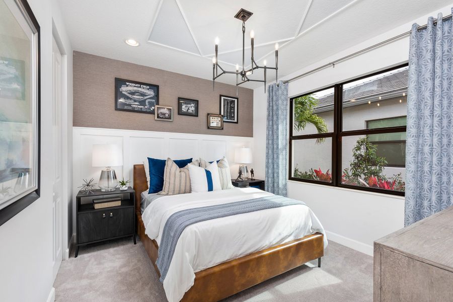 Representative furnished interior of a home built from the Tribeca by GL Homes in Valencia Parc at Riverland, Port St. Lucie (Image 21).