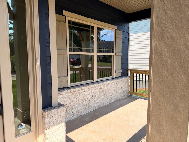 Exterior details and patio area of a home in Magnolia Villas, Cornelia (Image 21).