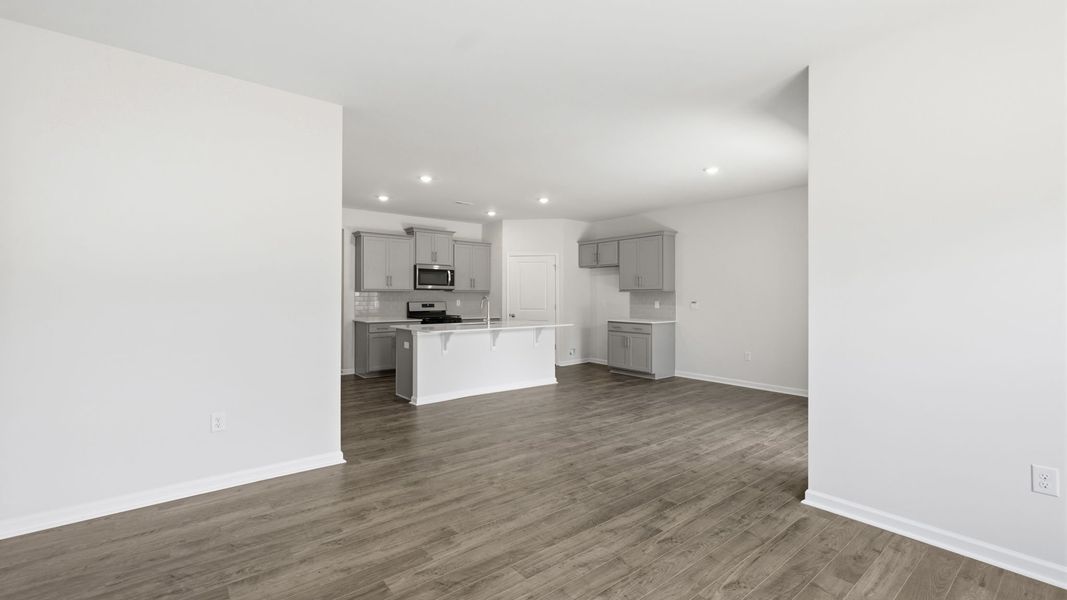 Spacious, unfurnished interior of a new home in Valleywood Farms, Waynesville (Image 24).