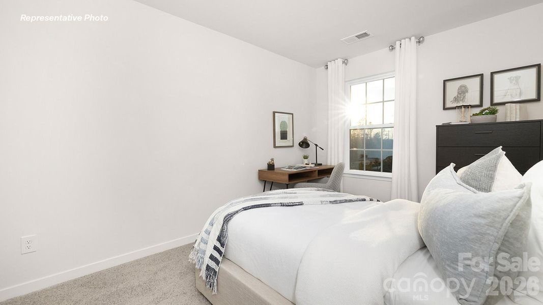 Furnished interior view inside a new home in Cardinal Creek, Charlotte (Image 17).