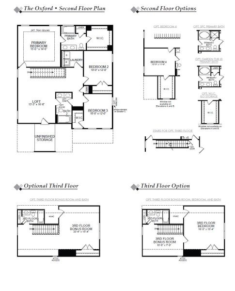 2D floor plan layout of this home in Highland Bluff, Aiken, SC (Image 3).