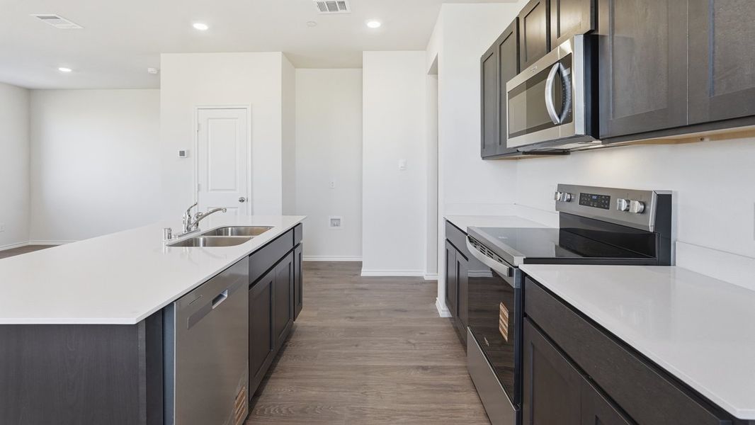Representative furnished interior of a home built from the Hazel by D.R. Horton in Arbor Trails South, Princeton (Image 5).