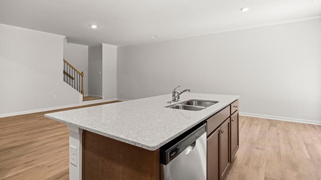 Furnished interior view inside a new home in Oconee Overlook Townhomes, Gainesville (Image 7).