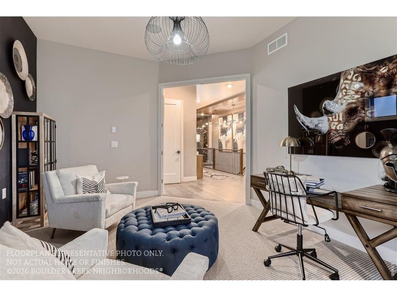Furnished interior view inside a new home in , Broomfield (Image 38).