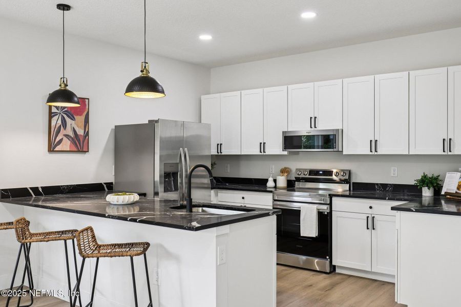 Furnished interior view inside a new home in , Jacksonville (Image 14).