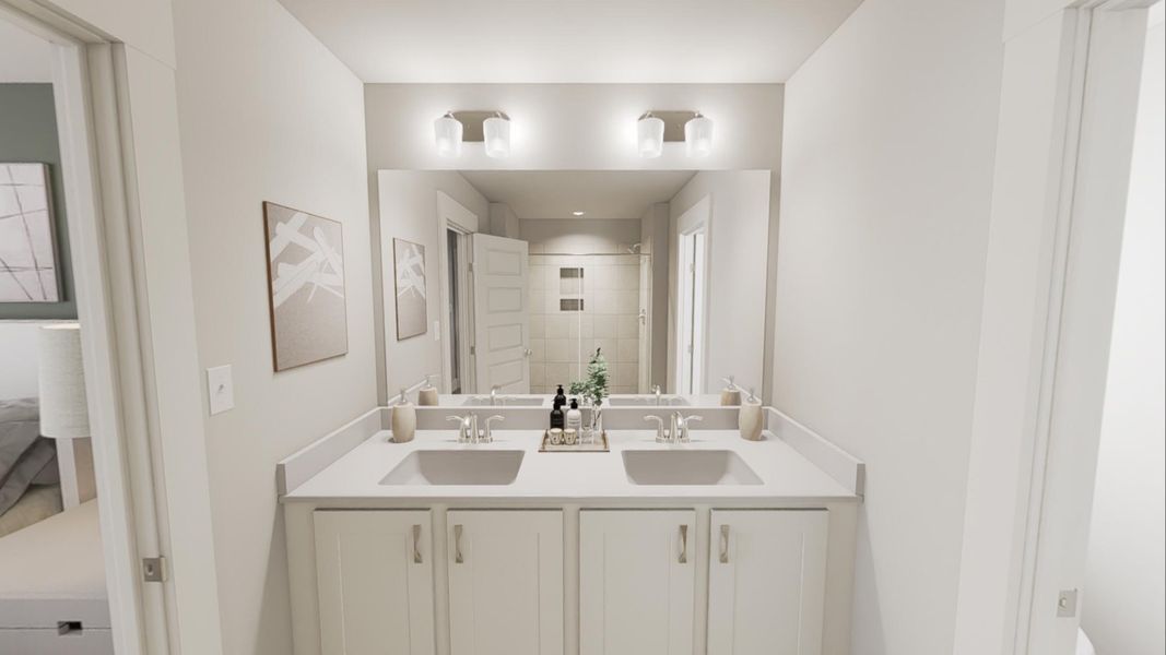 Furnished interior view inside a new home in Ponder, Wendell (Image 3).