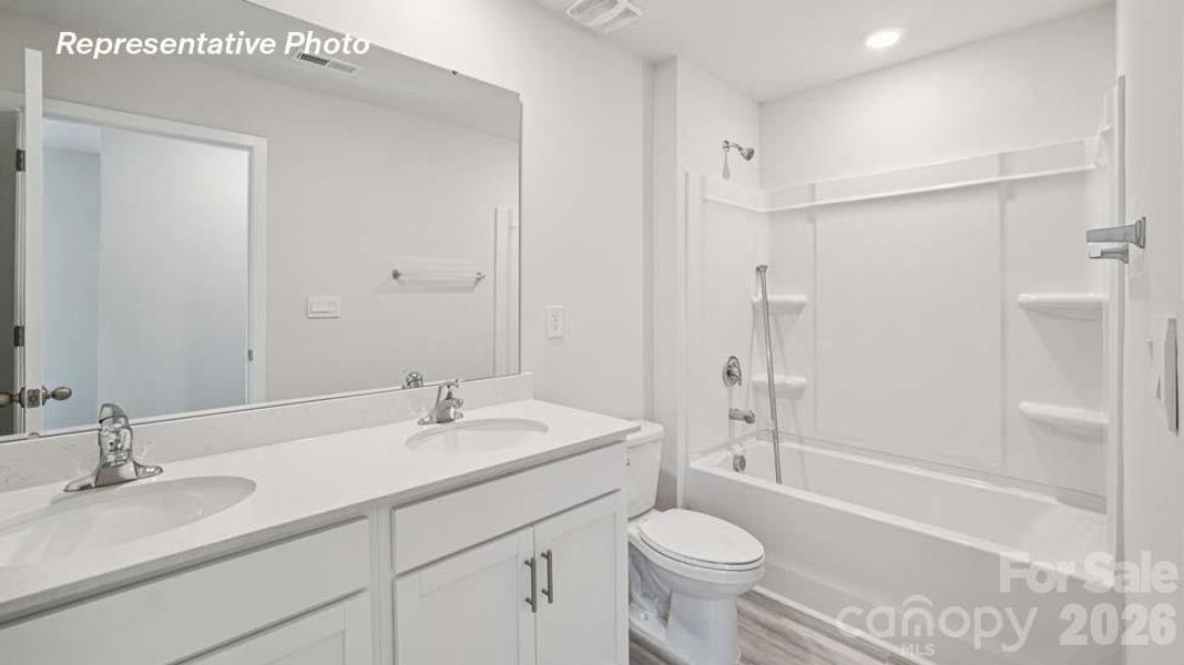 Furnished interior view inside a new home in Clark Creek Landing, Lincolnton (Image 4).