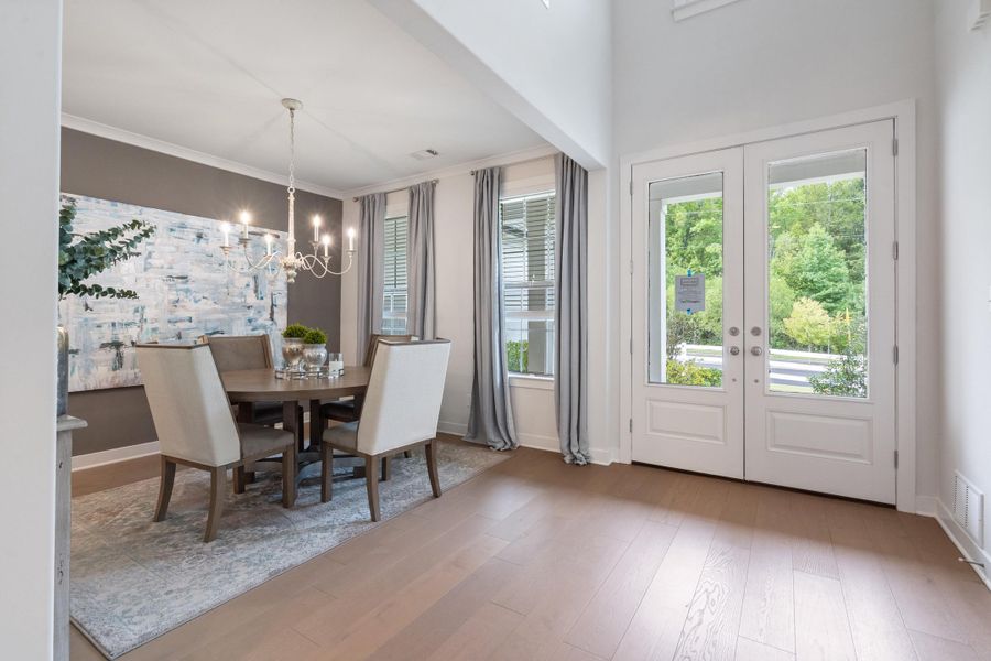 Furnished interior view inside a new home in White Oak, Arlington (Image 5).