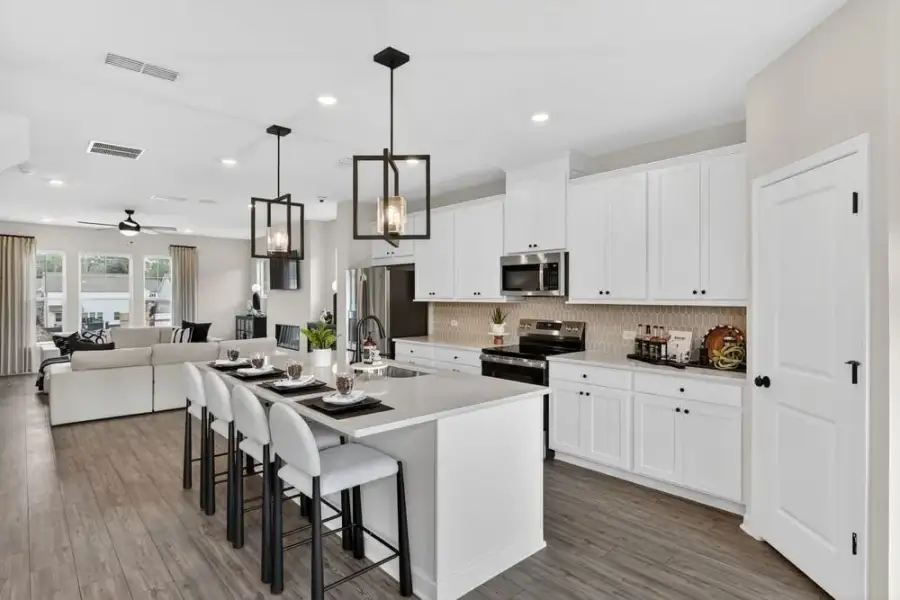 Furnished interior view inside a new home in Dreycott, Lawrenceville (Image 12).