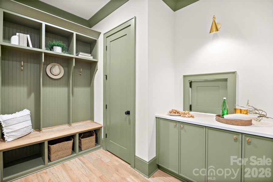 Furnished interior view inside a new home in , Charlotte (Image 43).