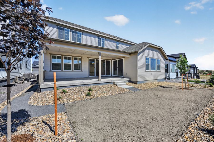 Exterior details and patio area of a home in Macanta, Castle Rock (Image 4). Exterior details and patio area of a home in Macanta, Castle Rock (Image 4).