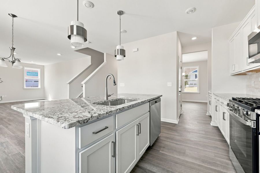 Furnished interior view inside a new home in Neill's Pointe, Angier (Image 8).