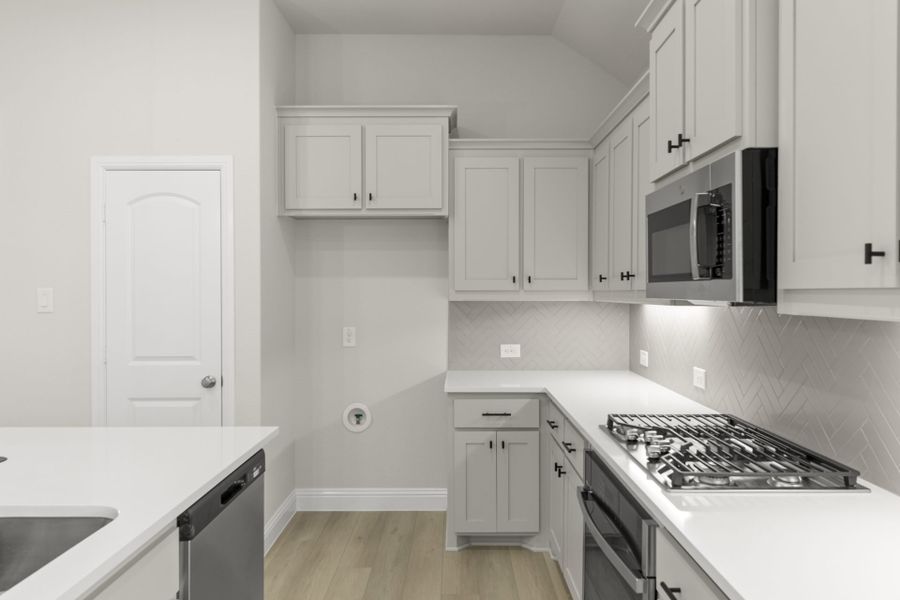 Representative furnished interior of a home built from the Timberline by Pacesetter Homes in La Terra at Uptown Celina, Celina (Image 6).