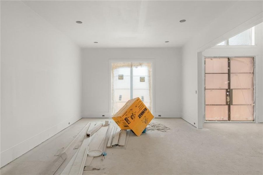 In-progress construction of a new home in , Marietta, GA (Image 7).