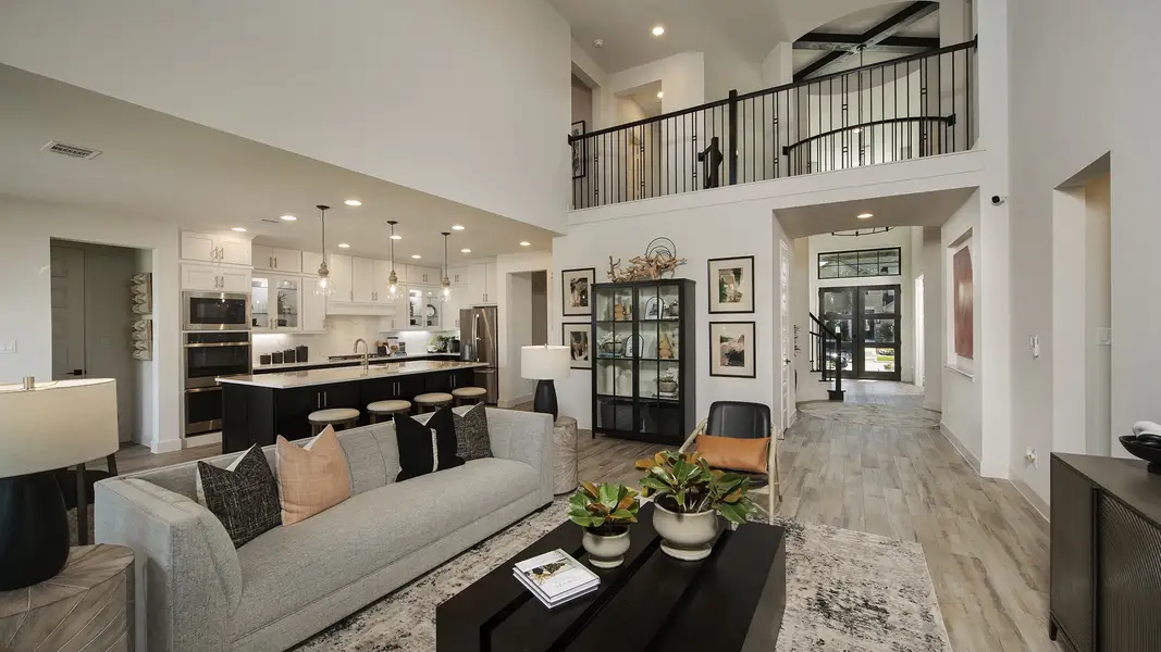 Furnished interior view inside a new home in Elyson, Katy (Image 6).