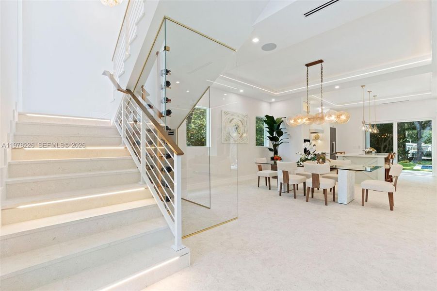 Furnished interior view inside a new home in , Islamorada, Village of Islands (Image 5).