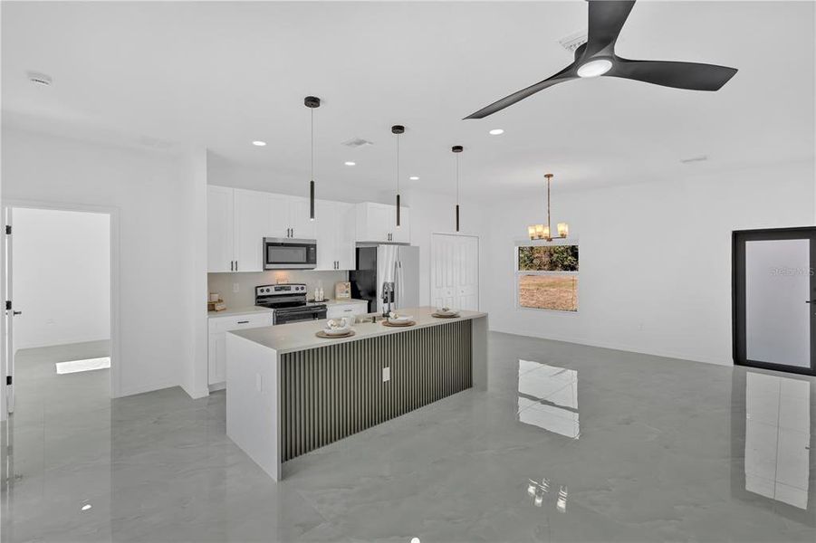 Furnished interior view inside a new home in , Punta Gorda (Image 8).