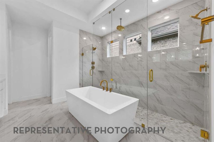 Furnished interior view inside a new home in Mosaic, Celina (Image 9).