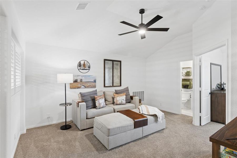 Your own private suite upstairs